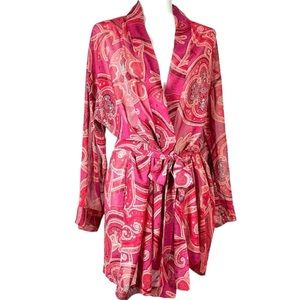 Victoria’s Secret semi sheer robe.